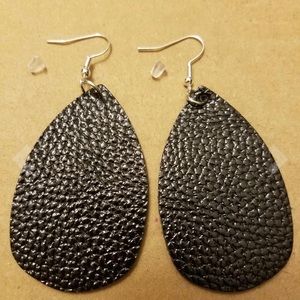 New Faux Leather Earrings